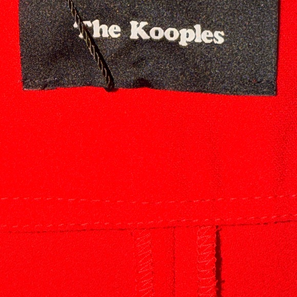 NWTS he Kooples red women’s skort with metal detailing. Size 4 - Picture 4 of 4